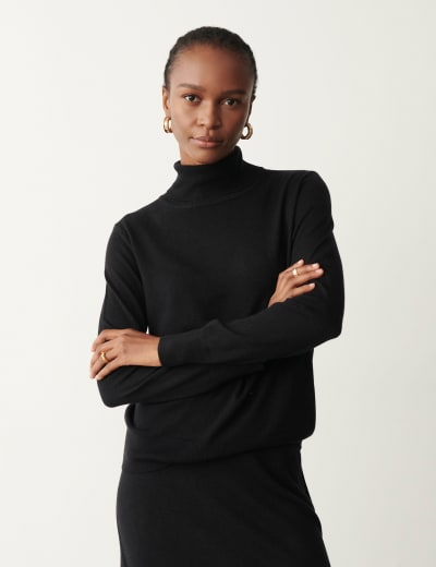 Black polo neck marks and clearance spencer