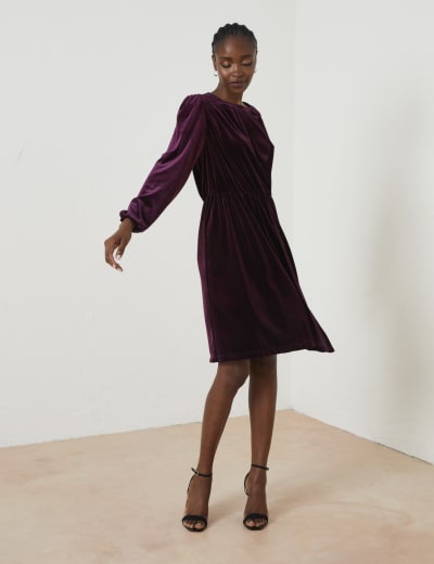 Ted baker velvet dress on sale