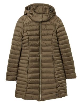 Ex Marks and Spencer Light Mocha Lightweight Down & Feather Gilet 