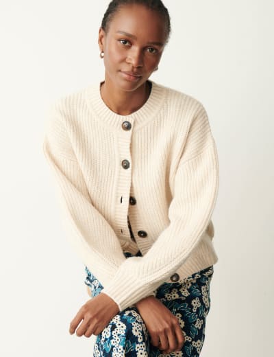 Blouson sleeve cardigan online