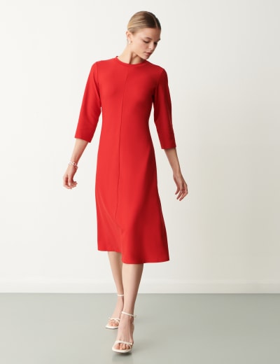 Ponte outlet swing dress