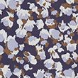 Cotton Blend Floral Midi Shirt Dress - purplemix