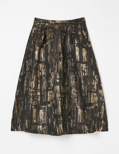 Metallic skirt shop m&s