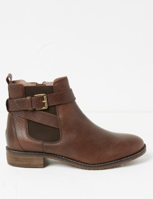 brown ankle boots