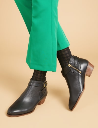 Croc buckle boots store