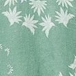 Pure Linen Floral V-Neck Midi Shift Dress - greenmix
