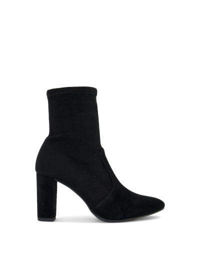 Sock boots store flat heel