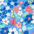 Floral Hooded Pramsuit (0 - 3 Yrs) - bluemix