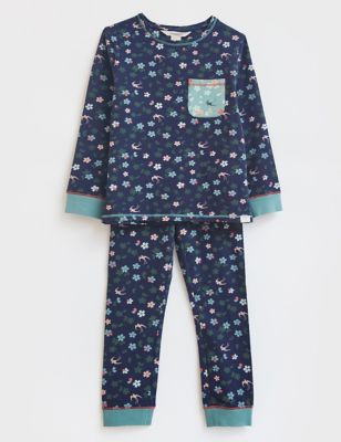Cotton Rich Ditsy Floral Pyjamas (3-10 Yrs)