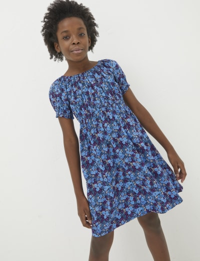 Twill Occasion Dress 8 15 Yrs Monsoon M S