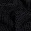 Pure Merino Wool Ribbed Jumper - black
