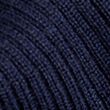 Pure Wool Ribbed Midi Bodycon Dress - navy