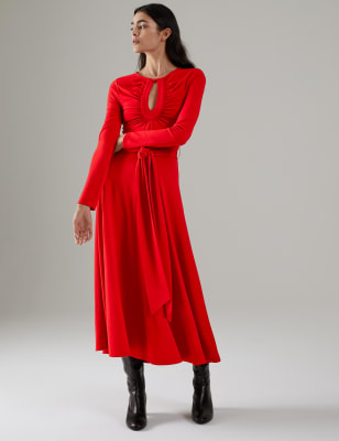 smart red dresses uk