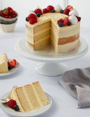 Vanilla Naked Cake (Serves 24)