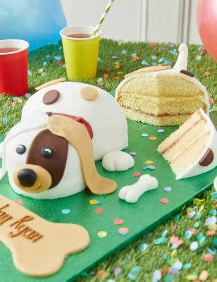 Personalised Buddy the Puppy Cake (Serves 24)