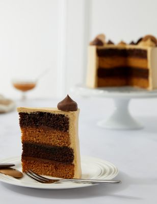Chocolate & Caramel Cake (Serves 16)