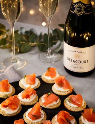 Collection Smoked Salmon & Champagne Canapes (Delivery from 19th December 2022)