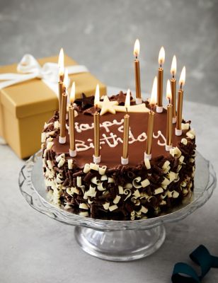 Chocolate Cake with Candles