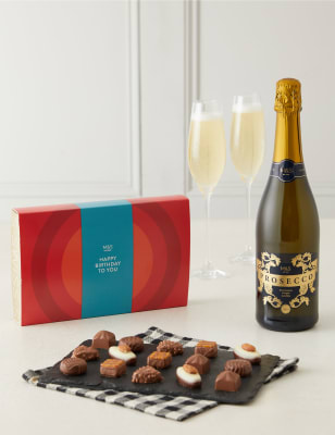 Happy Birthday Chocolates & Prosecco