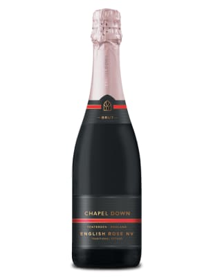 Chapel Down English Sparkling Rosé Brut - Case of 6