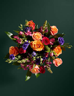 Coral Meadow Flowers Bouquet
