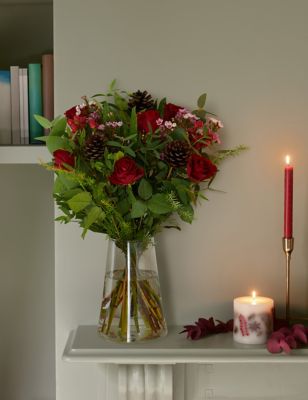 Our Christmas Red Roses Bouquet