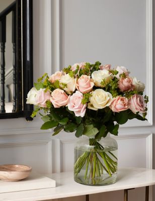 Pastel Rose Medley Bouquet