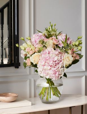 Pink Hydrangea & Rose Bouquet