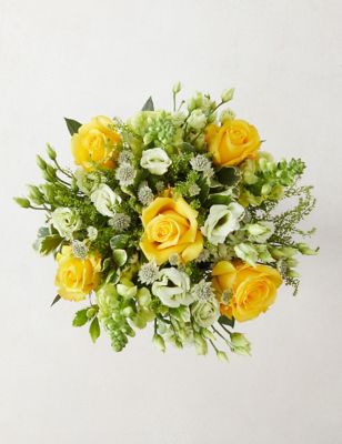 May Shades of Yellow Flowers Bouquet