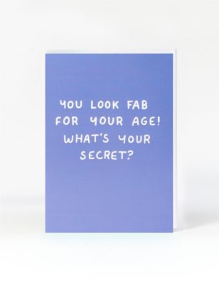 What's Your Secret Birthday Card