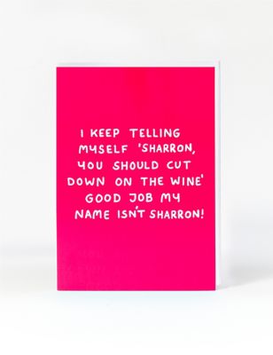 Susan Wine Birthday Card