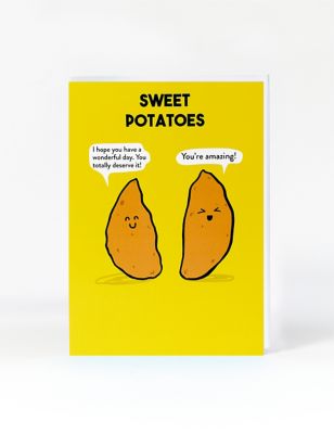 Sweet Potatoes Friendship Card
