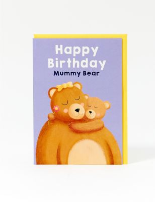 Mummy Bear Birthday Card