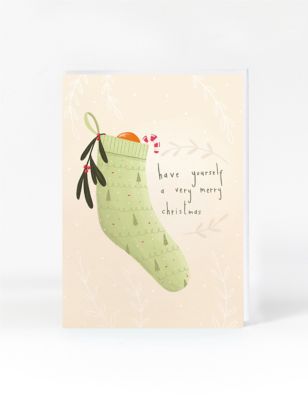 Sweet Stocking Christmas Card