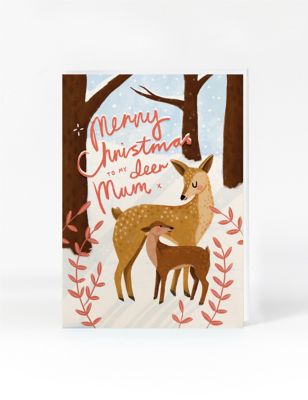 Deer Mum Christmas Card