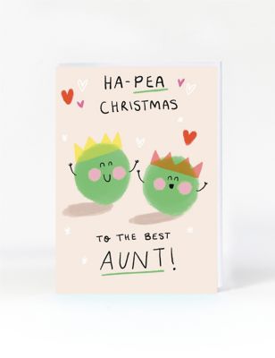 Aunt Ha-pea Christmas Card