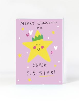 Star Sister Christmas Card