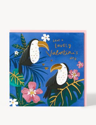 Toucan Couple Valentine's Card