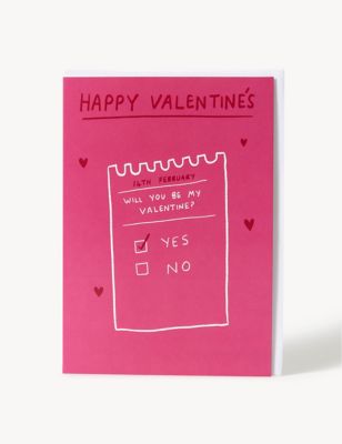 Funny Checklist Valentine's Card