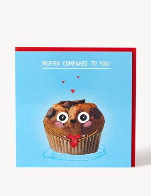 Muffin Compares Valentine's Card