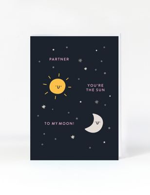 Partner Sun & Moon Valentine's Card