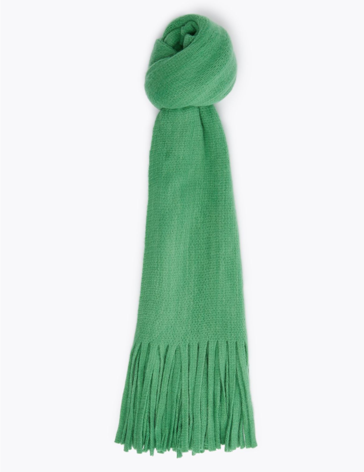 Super Soft Knitted Scarf green