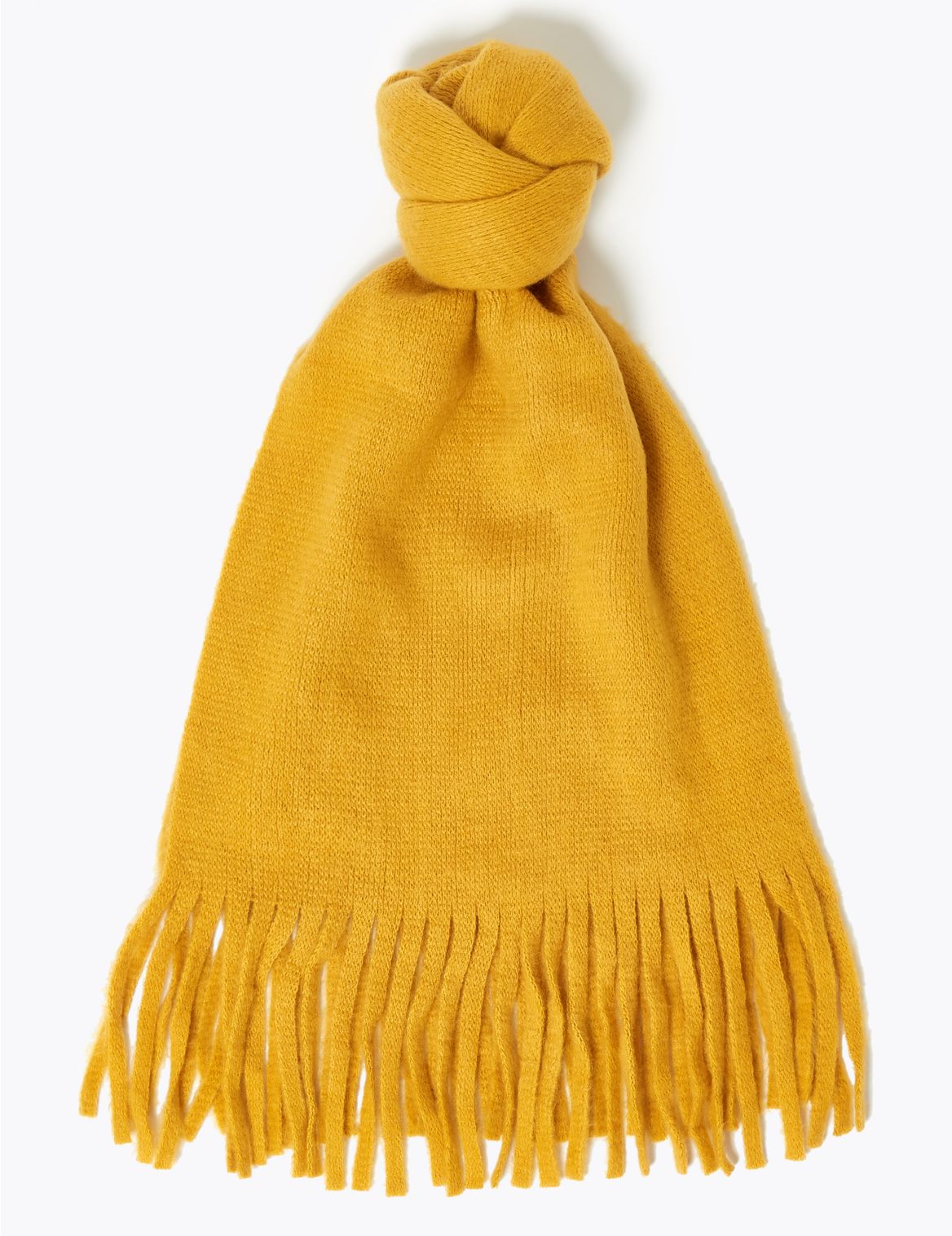 Super Soft Knitted Scarf yellow