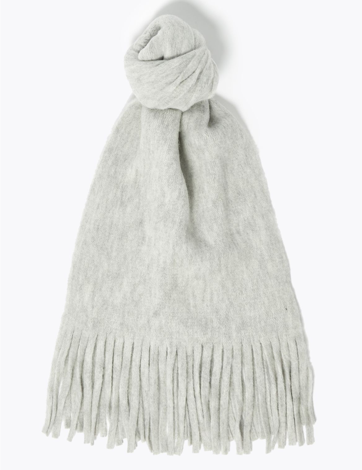 Super Soft Knitted Scarf grey