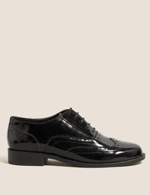 M&S Womens Lace Up Brogues