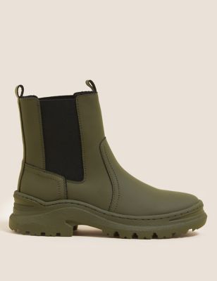 M&S Womens Chunky Chelsea Ankle Boots