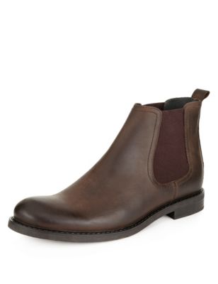 Autograph Leather Chelsea Boots | Feedworks