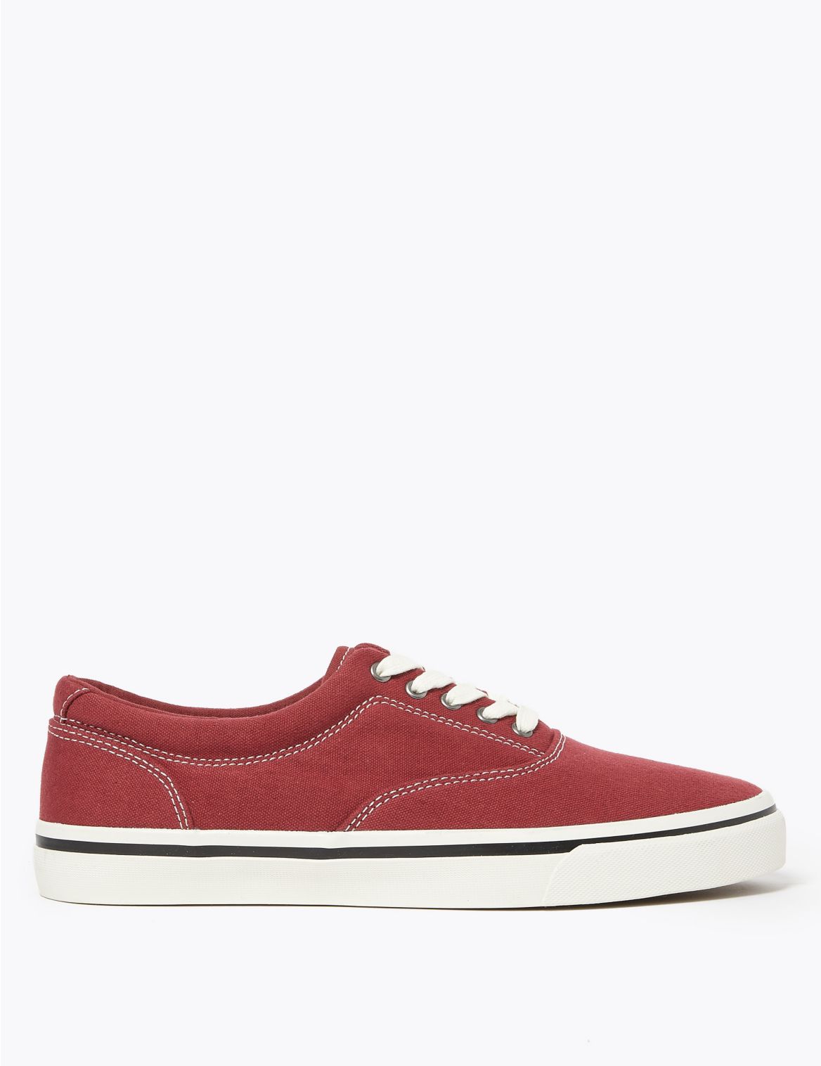 Canvas Pumps red