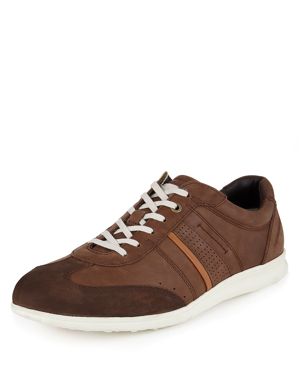 Blue Harbour Suede Stitched Trainer | Feedworks