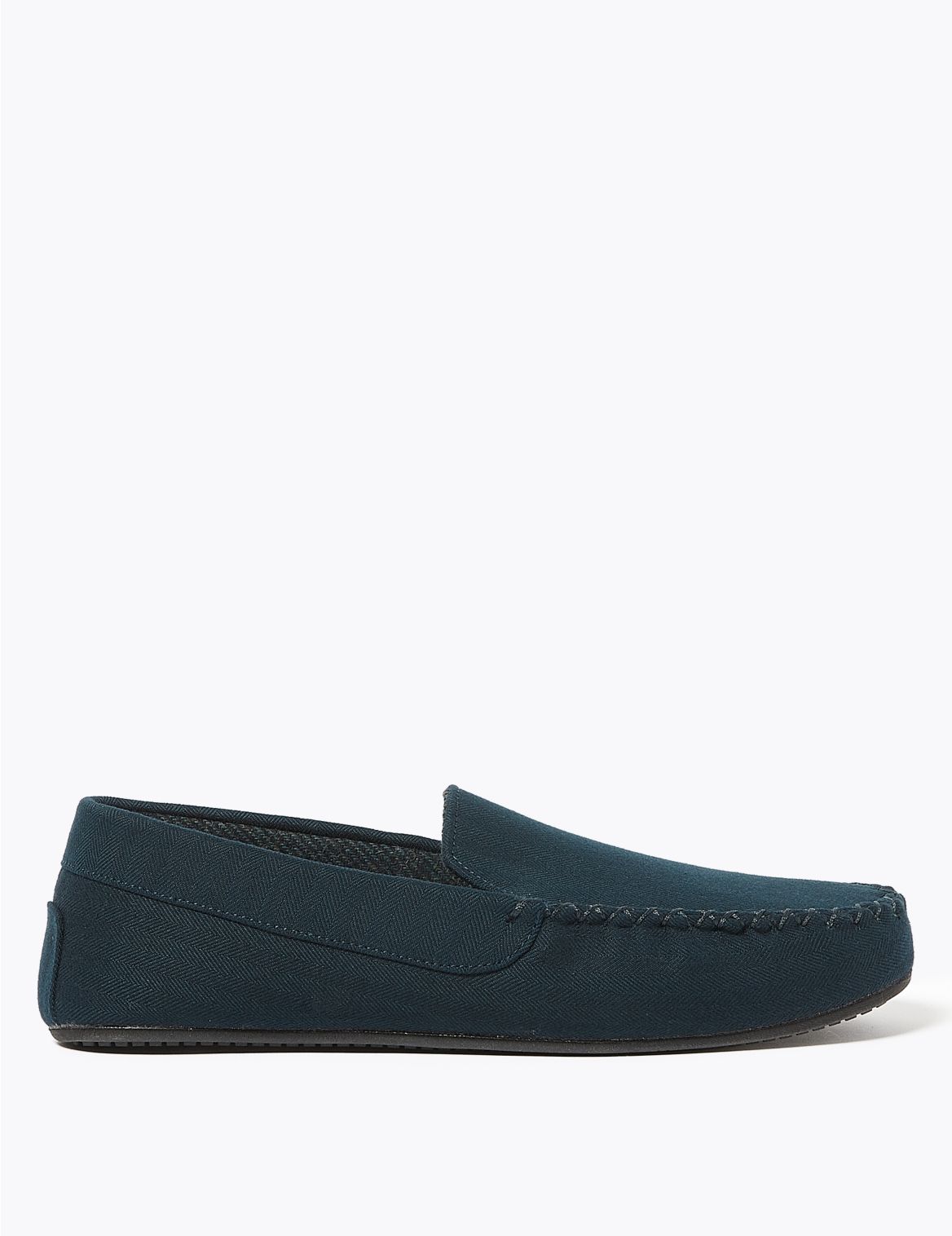 Moccasin Slippers with Thermowarmth&trade; blue